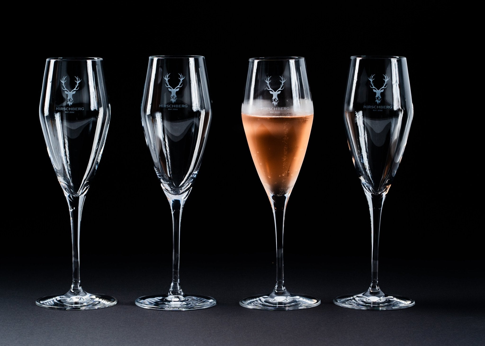 Champagnerglas "Gipfelstürmer" - Hirschberg -