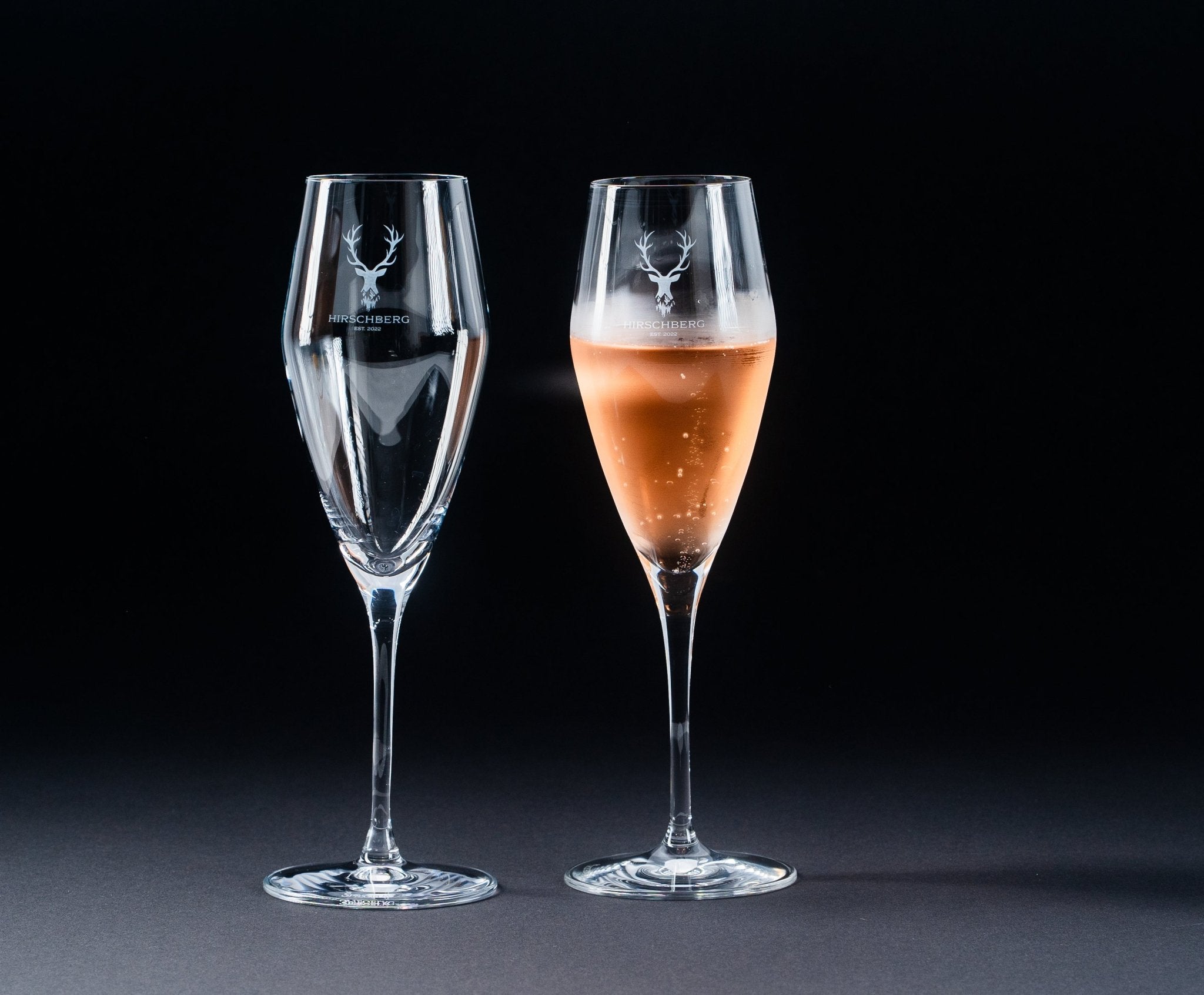Champagnerglas "Gipfelstürmer" - Hirschberg -